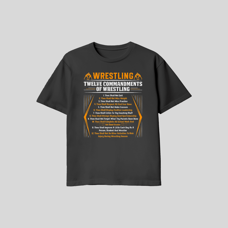Adult Wrestling Shirt w/ one print