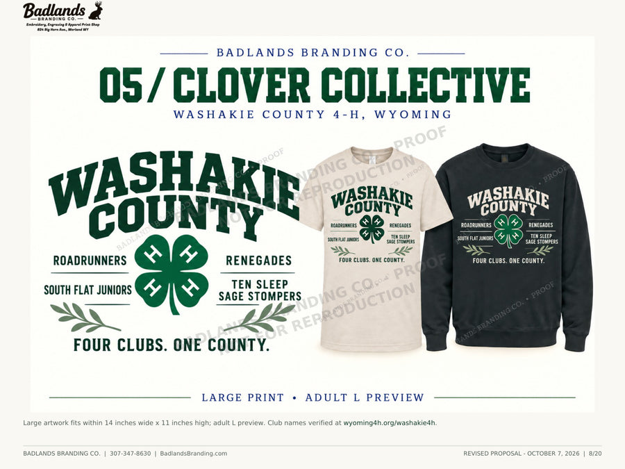 Revised collection 5 — Washakie County 4-H review proof