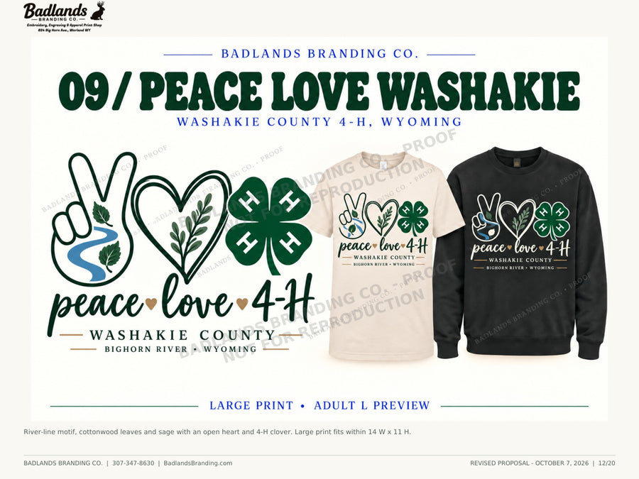 Revised collection 9 — Washakie County 4-H review proof