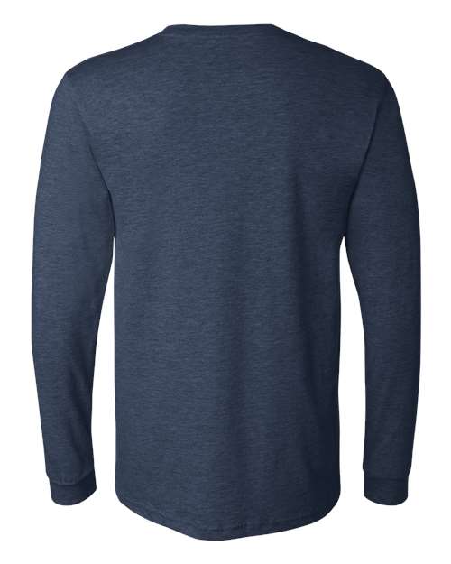 BELLA + CANVAS Heather CVC Long Sleeve Tee 3501CVC