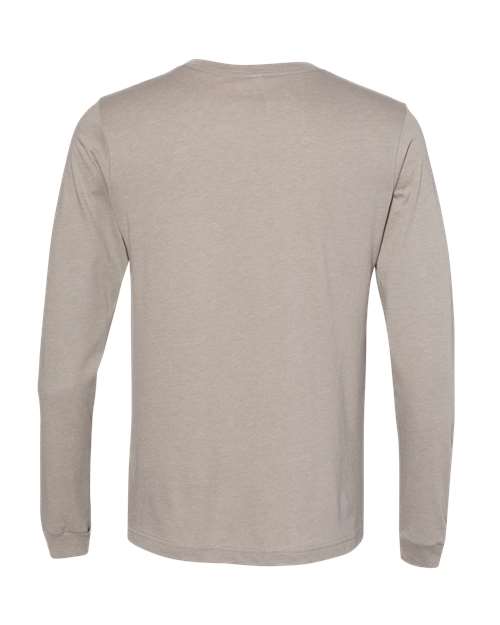 BELLA + CANVAS Heather CVC Long Sleeve Tee 3501CVC
