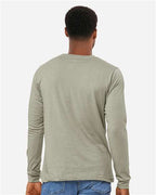 BELLA + CANVAS Heather CVC Long Sleeve Tee 3501CVC