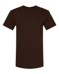 M&O Men's Gold Soft Touch T-Shirt 4800 — Chocolate