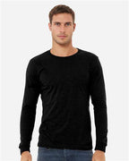 BELLA + CANVAS Heather CVC Long Sleeve Tee 3501CVC