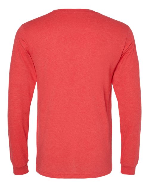 BELLA + CANVAS Heather CVC Long Sleeve Tee 3501CVC