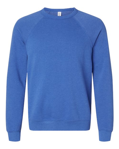 BELLA + CANVAS Unisex Sponge Fleece Raglan Crewneck Sweatshirt 3901