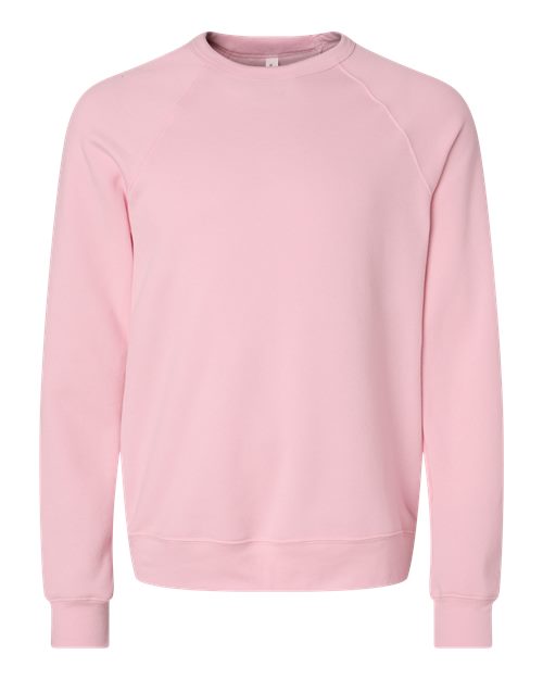 BELLA + CANVAS Unisex Sponge Fleece Raglan Crewneck Sweatshirt 3901