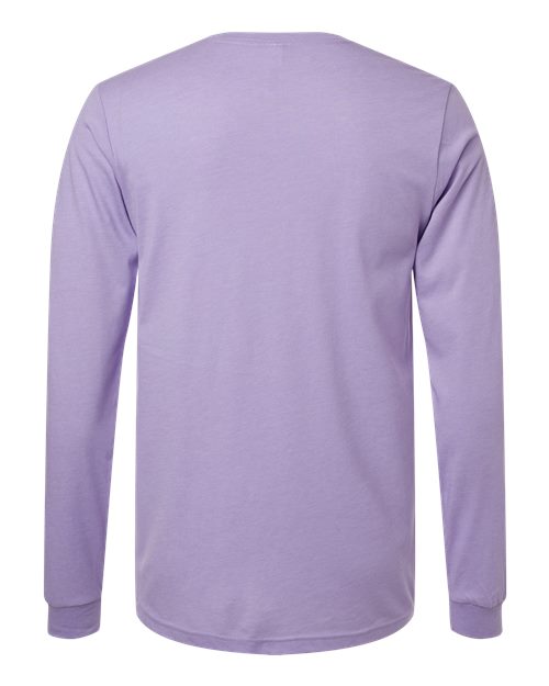BELLA + CANVAS Heather CVC Long Sleeve Tee 3501CVC