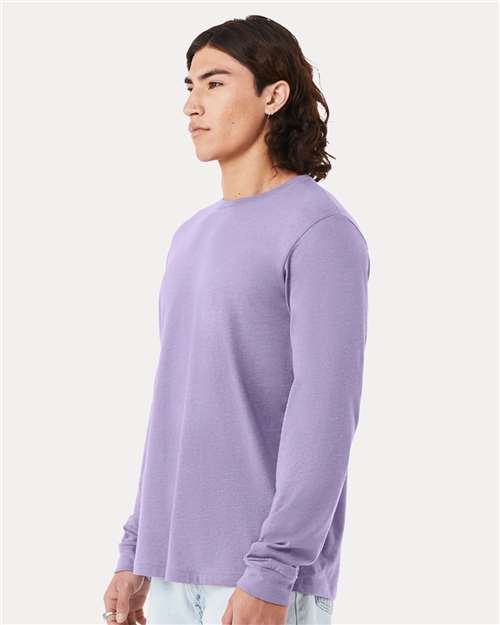 BELLA + CANVAS Heather CVC Long Sleeve Tee 3501CVC