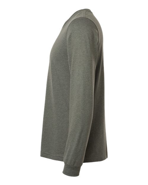 BELLA + CANVAS Heather CVC Long Sleeve Tee 3501CVC