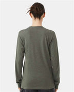 BELLA + CANVAS Heather CVC Long Sleeve Tee 3501CVC