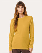 BELLA + CANVAS Heather CVC Long Sleeve Tee 3501CVC