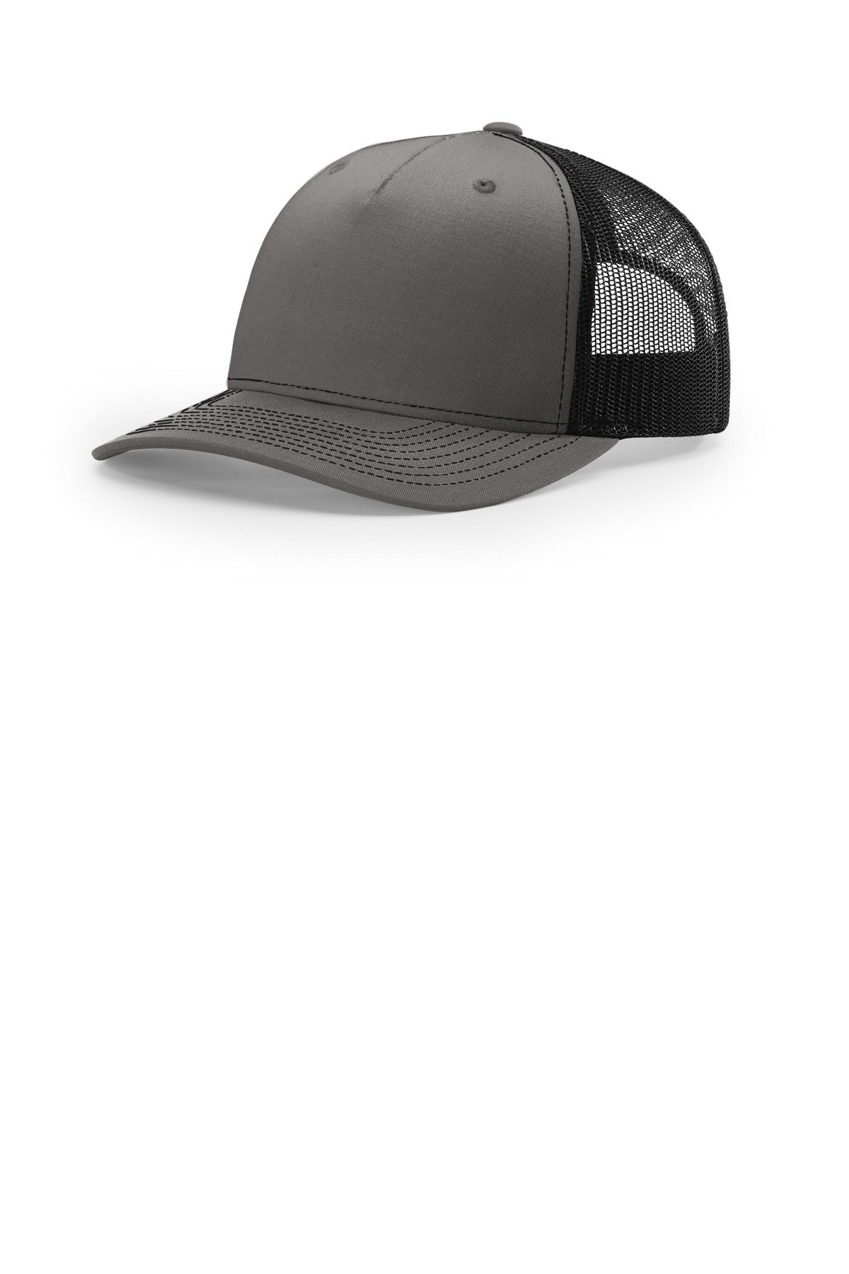 RICH Five Panel Trucker 112FP — Charcoal/ Black
