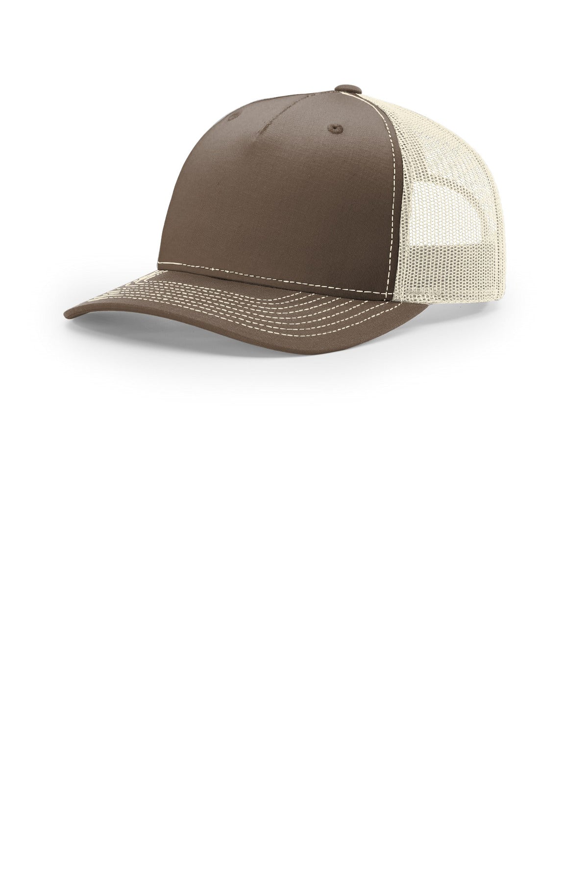 RICH Five Panel Trucker 112FP — Chocolate Chip/ Birch