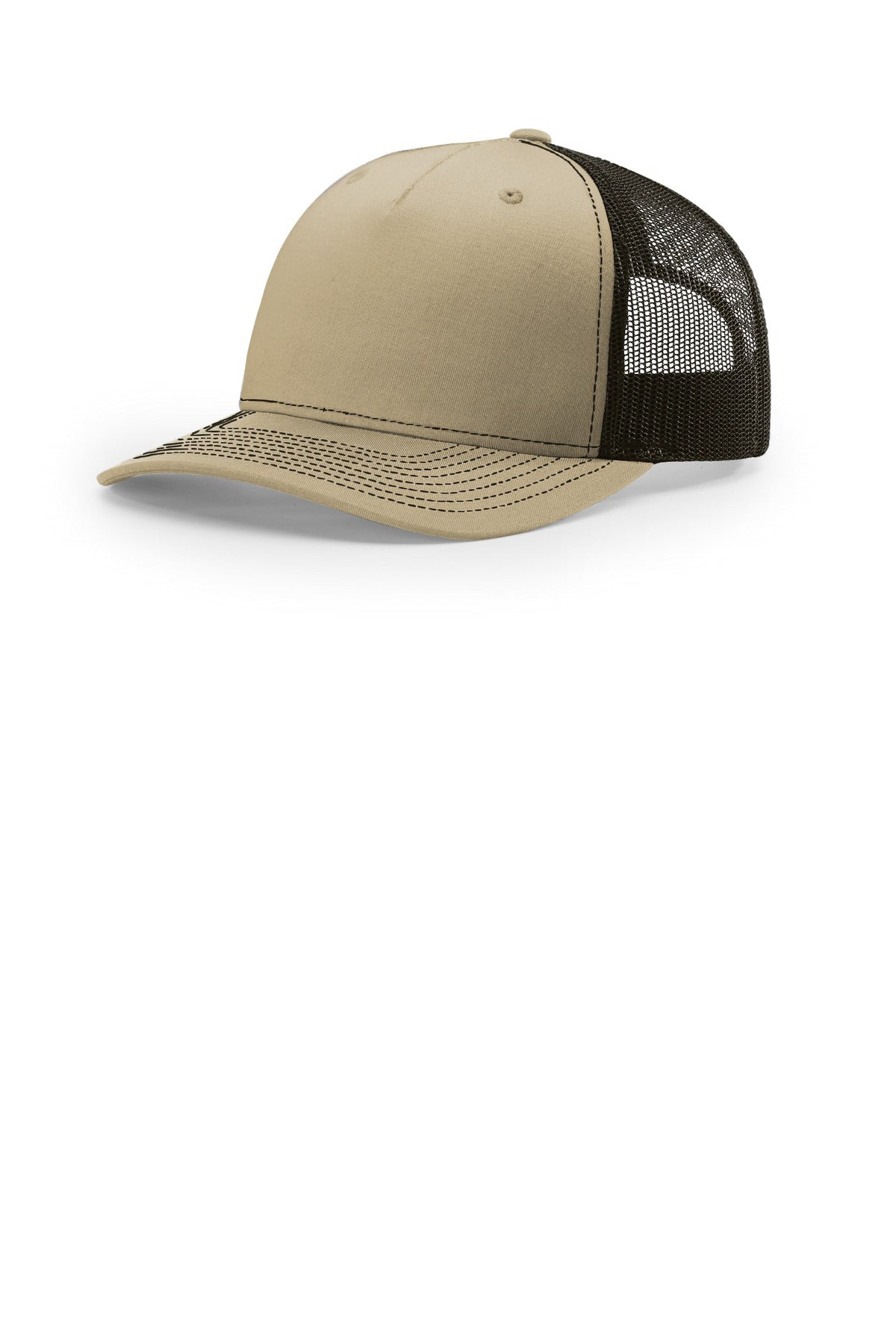 RICH Five Panel Trucker 112FP — Khaki/ Coffee