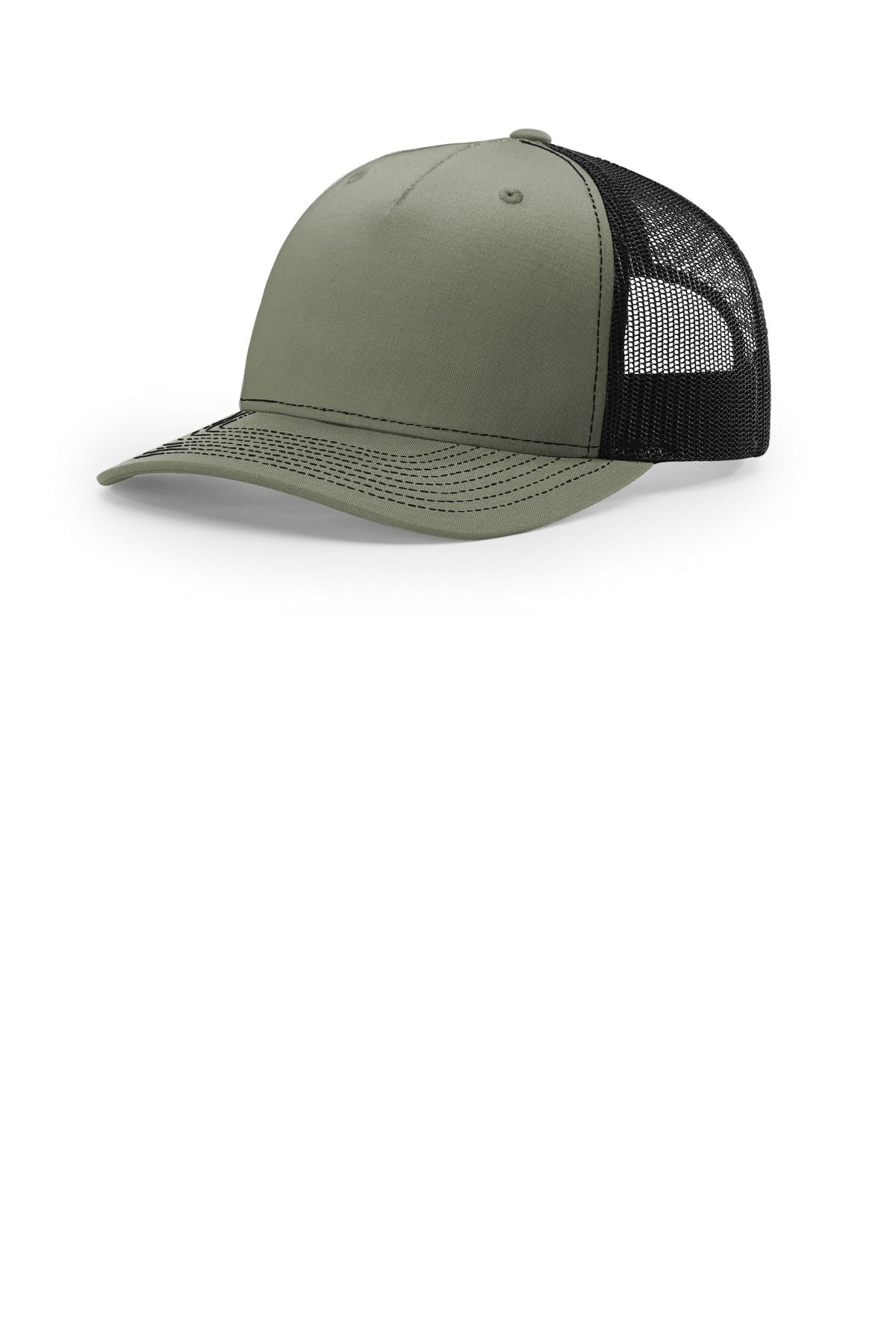 RICH Five Panel Trucker 112FP — Loden/ Black