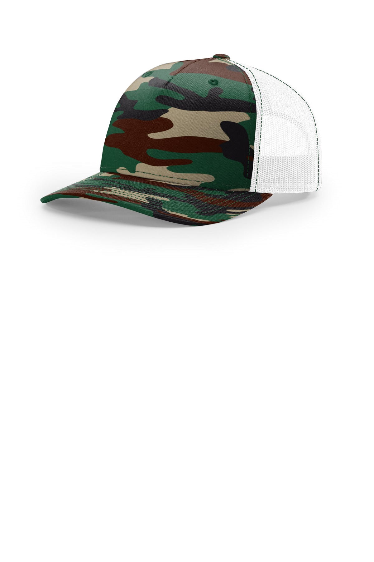 Richardson 112PFP — Green Camo/White