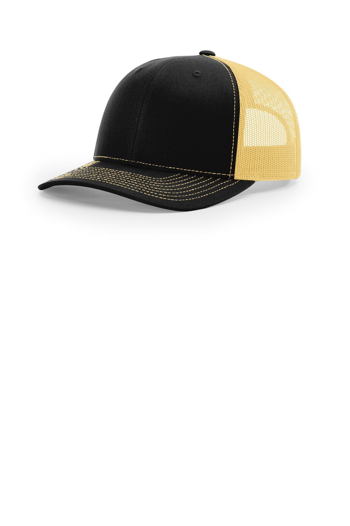 RICH Trucker Cap 112 — Black/ Vegas Gold