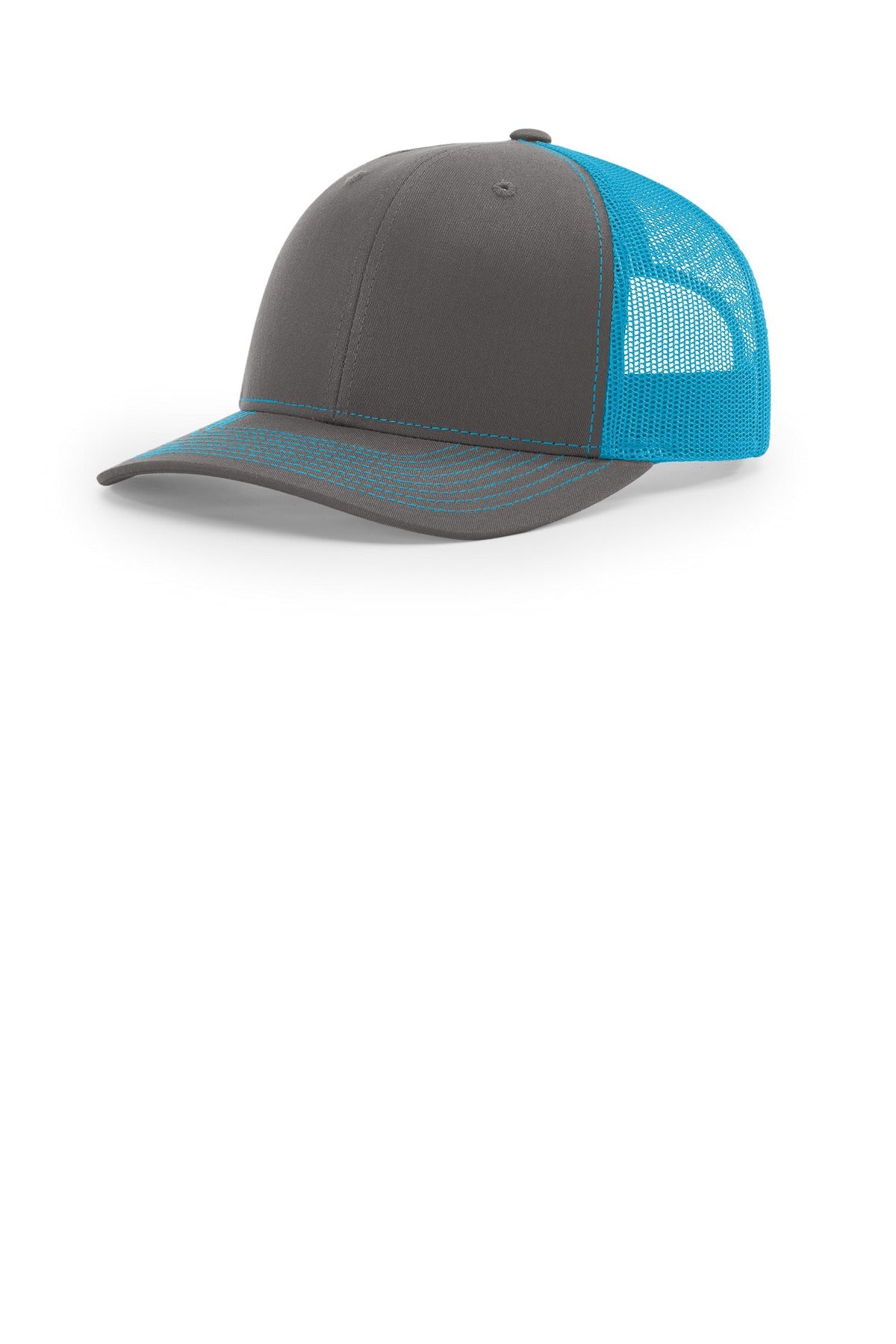 Richardson 112 — Charcoal/Neon Blue