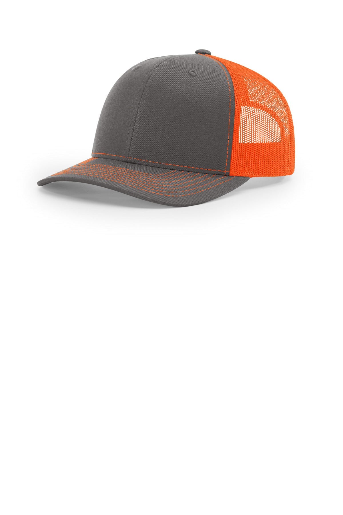Richardson 112 — Charcoal/Neon Orange