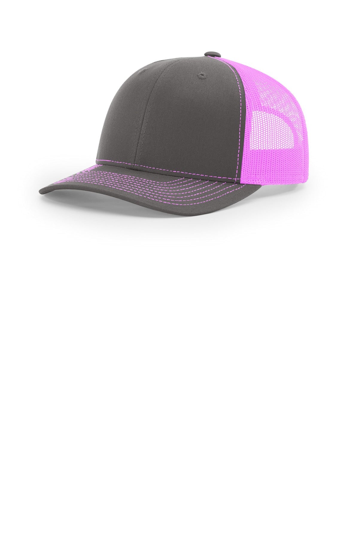 Richardson 112 — Charcoal/Neon Pink