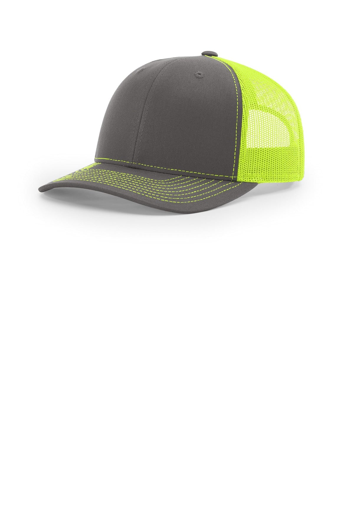 RICH Trucker Cap 112 — Charcoal/ Neon Yellow