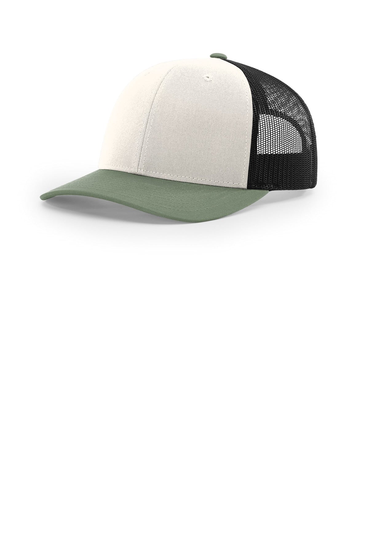 RICH Trucker Cap 112 — Cream/ Black/ Loden