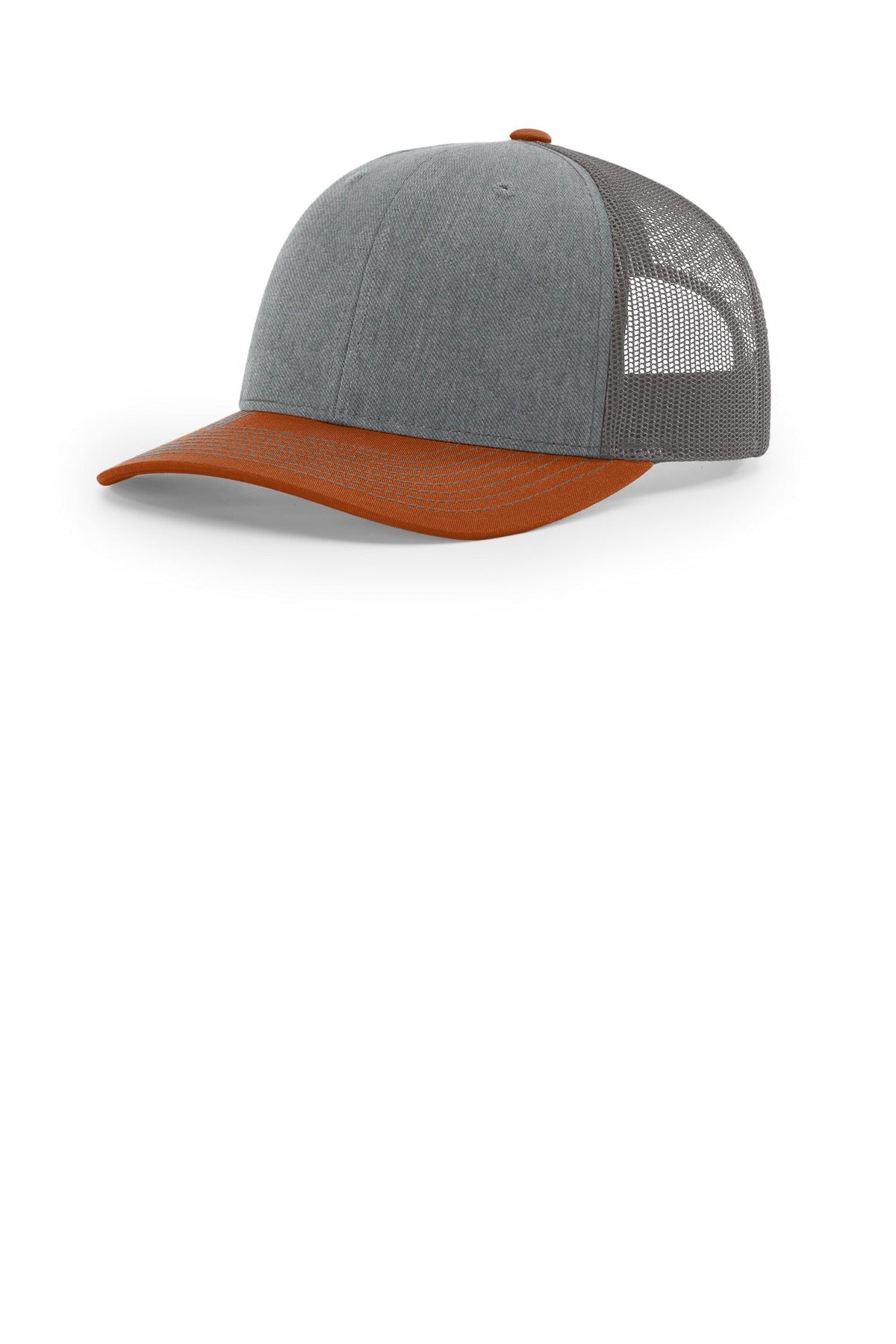 Richardson 112 — Heather Grey/Charcoal/Dark Orange