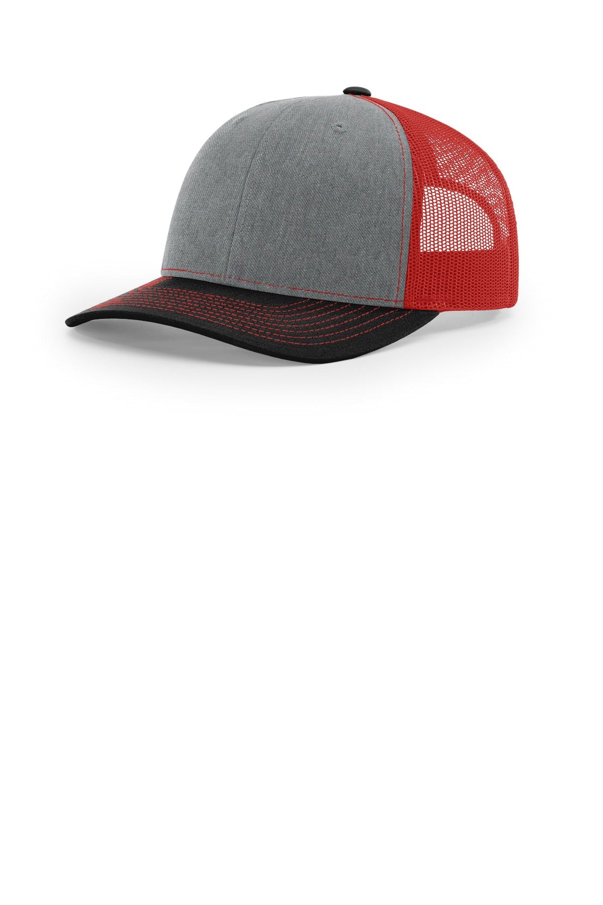 Richardson 112 — Heather Grey/Red/Black