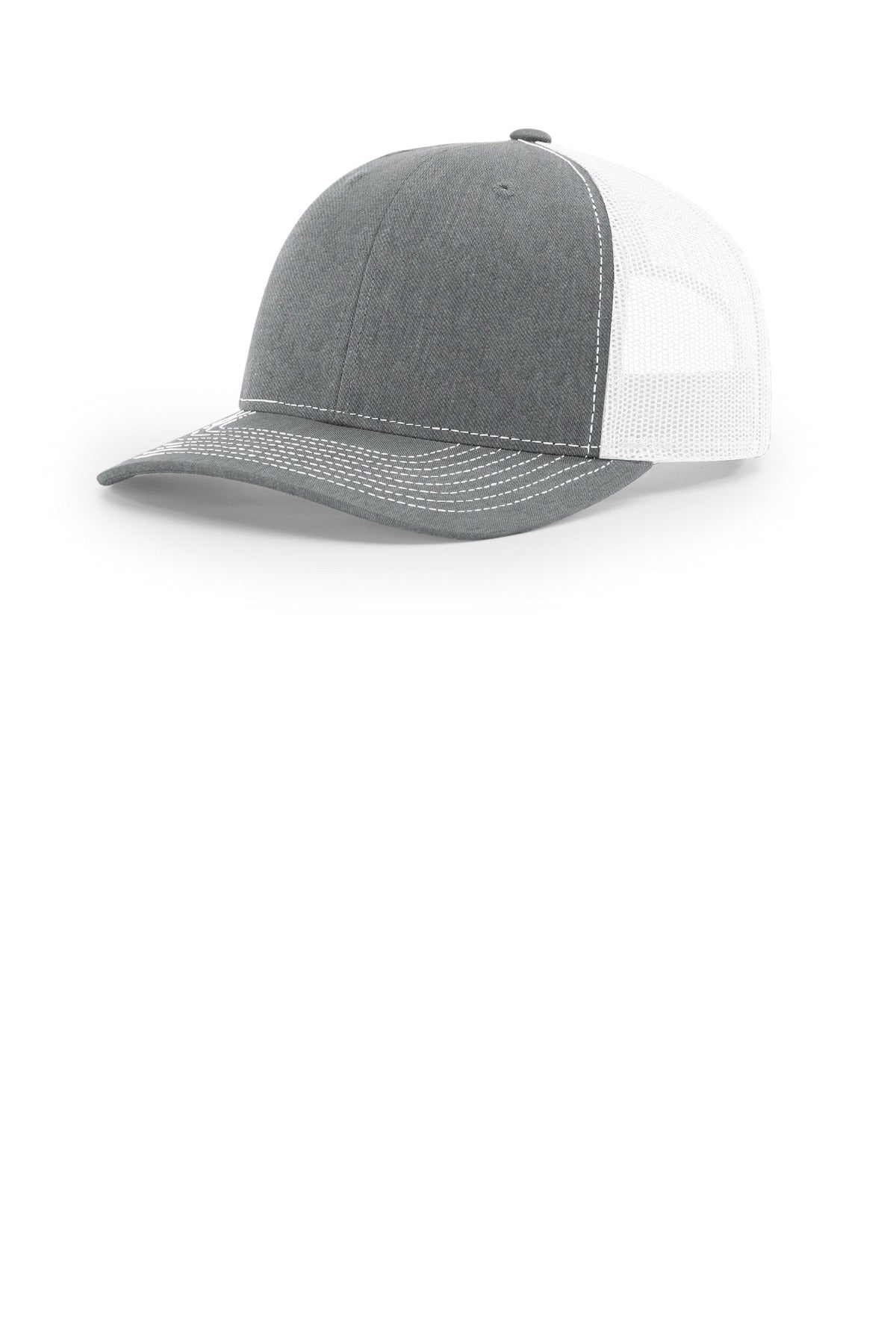 RICH Trucker Cap 112 — Heather Grey/ White