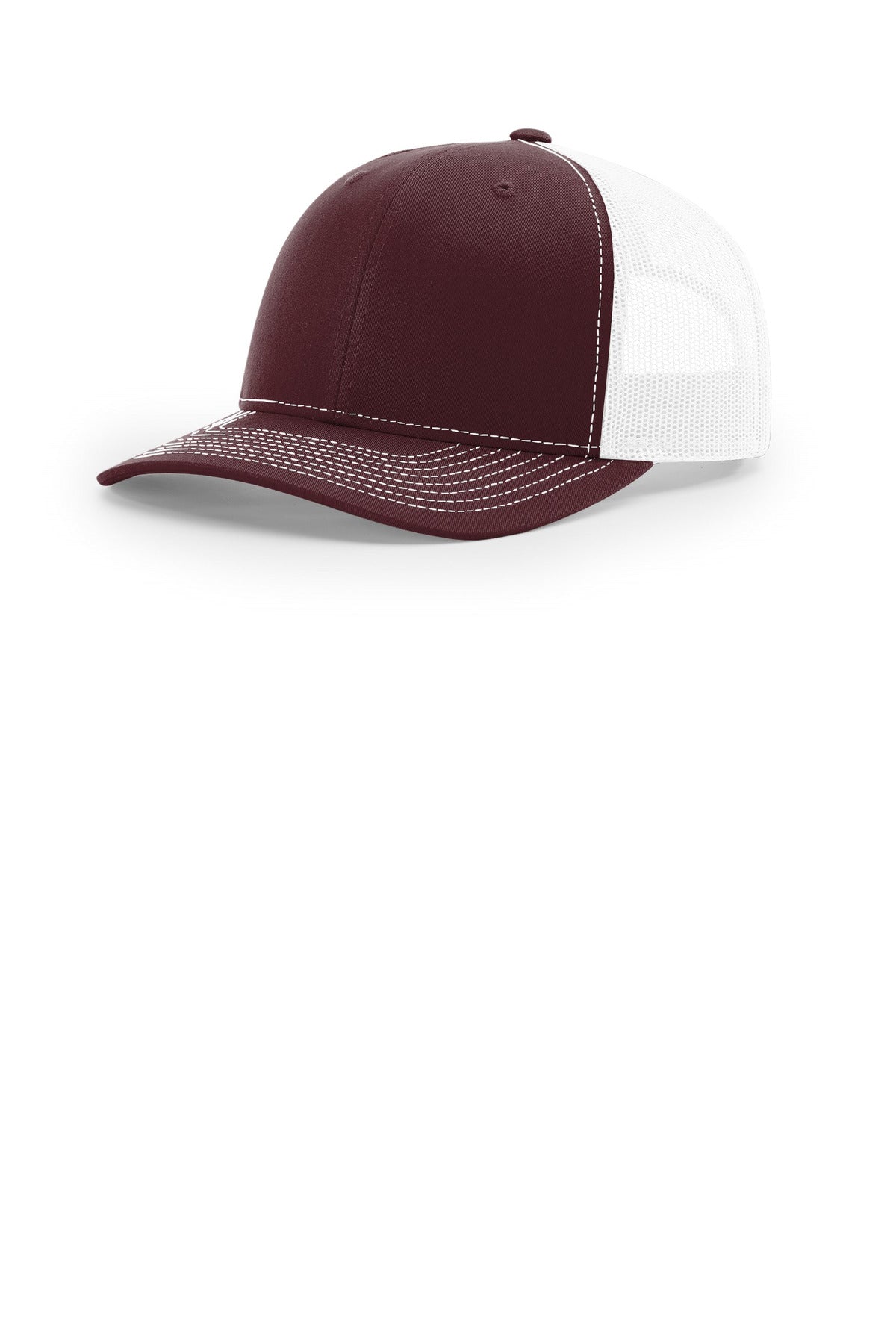 RICH Trucker Cap 112 — Maroon/ White