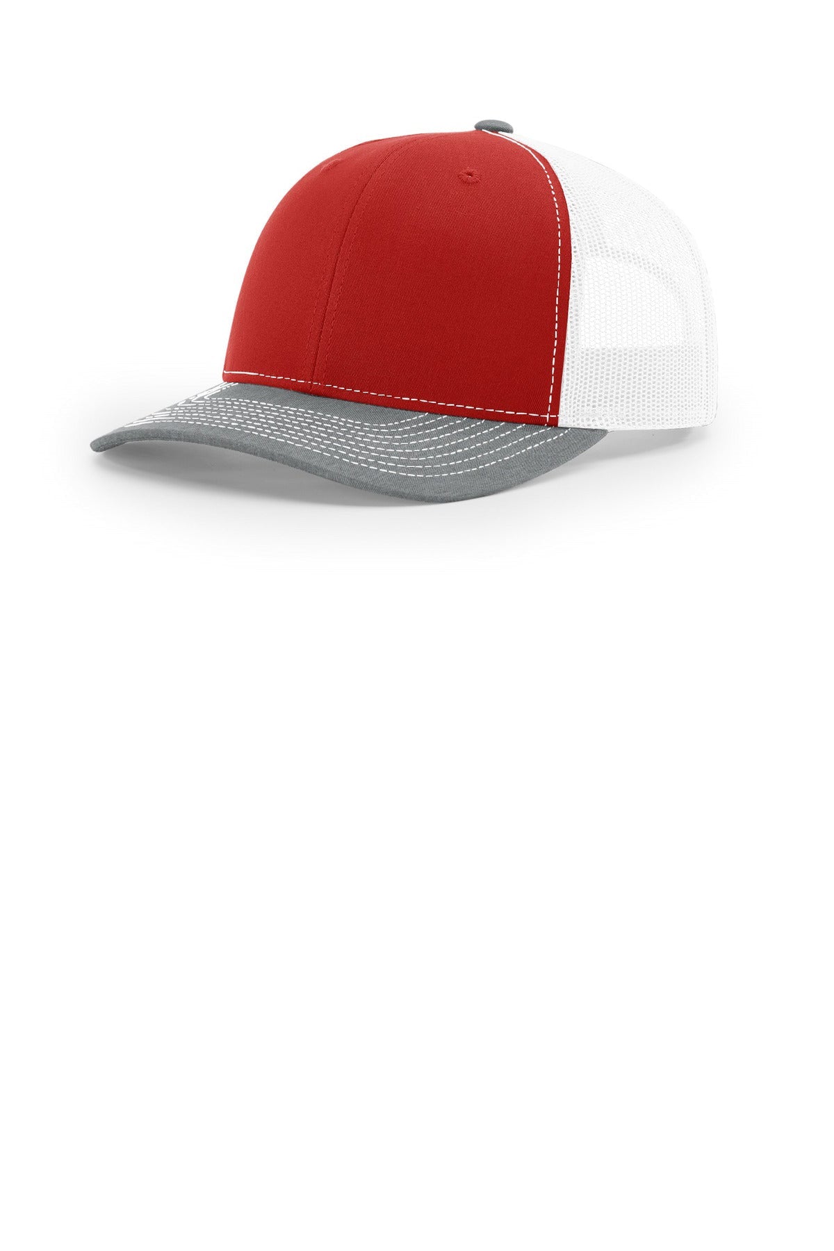 Richardson 112 — Red/White/Heather Grey