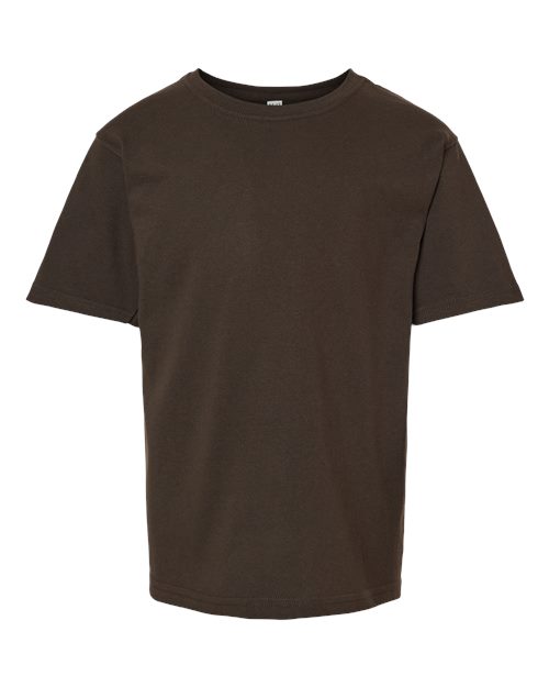 M&O Youth Gold Soft Touch T-Shirt 4850 — Chocolate