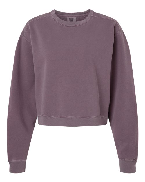 Comfort Colors Women's Garment-Dyed Mid-Length Crewneck Sweatshirt 1566L