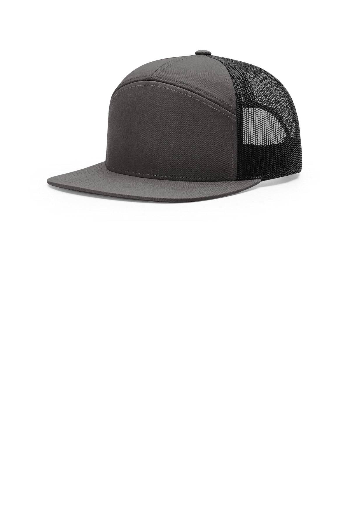 RICH 7 Panel Trucker 168 — Charcoal/ Black