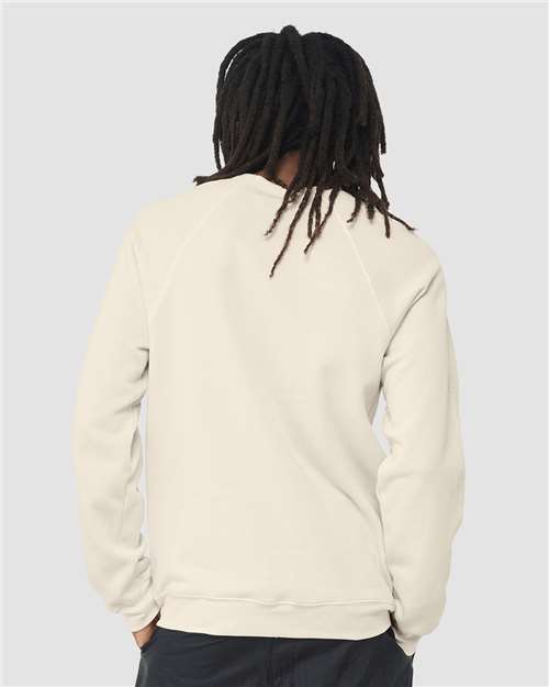 BELLA + CANVAS Unisex Sponge Fleece Raglan Crewneck Sweatshirt 3901