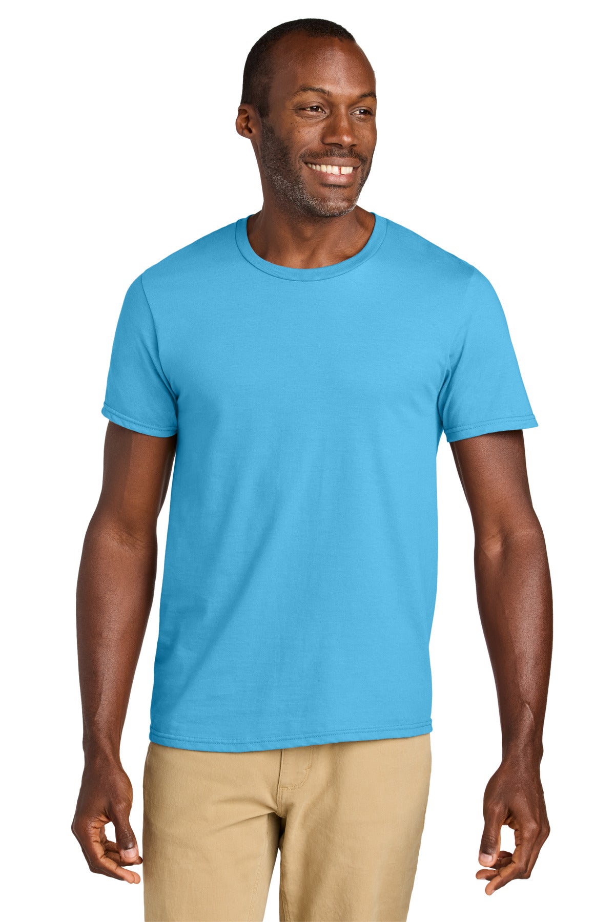 JZS Unisex Classics Ctn T-Shirt  363M — Aquatic Blue