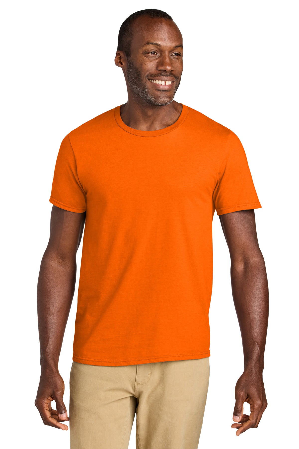JZS Unisex Classics Ctn T-Shirt  363M — Safety Orange