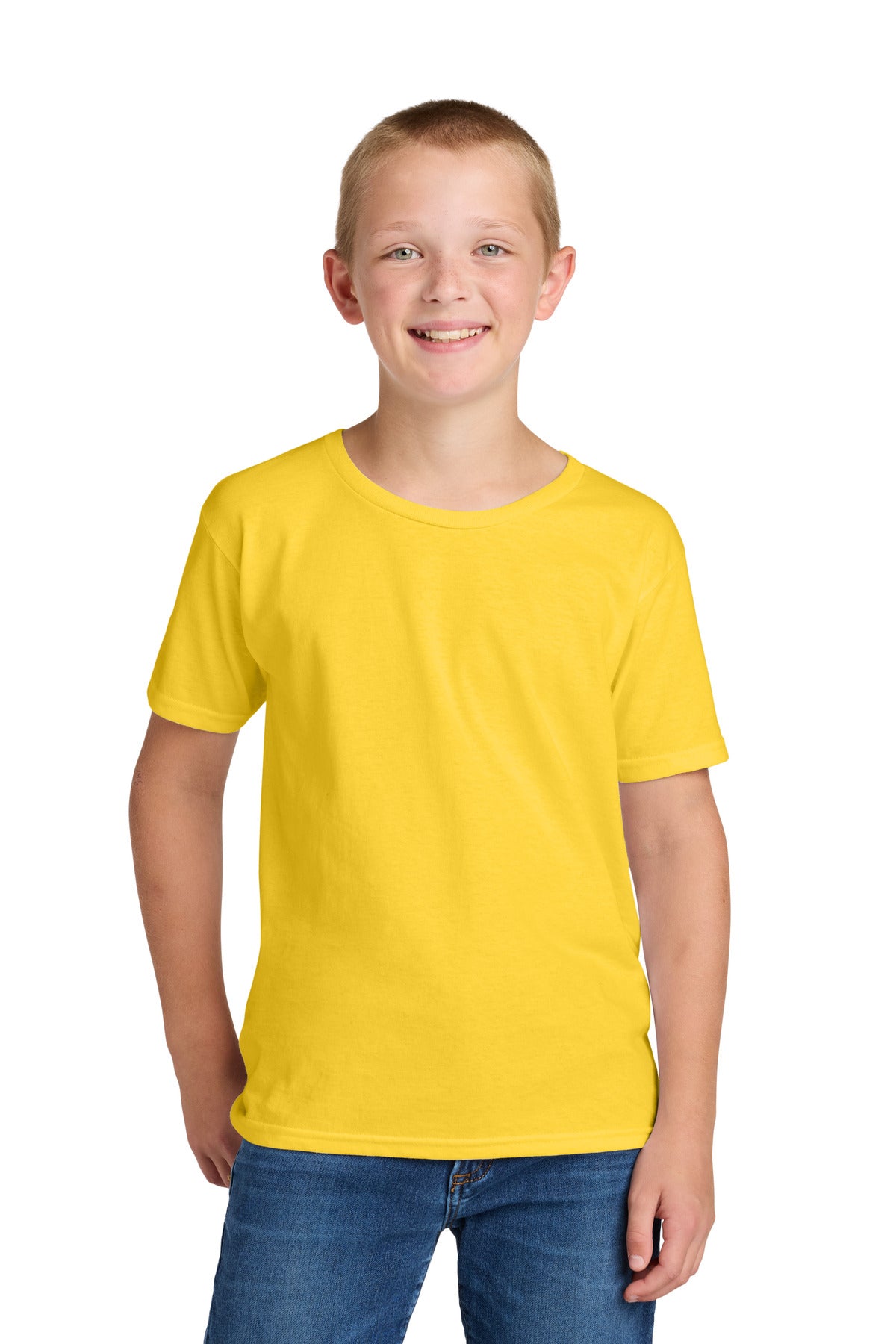 JZS Yth Classics Ctn T-Shirt  363Y — Island Yellow