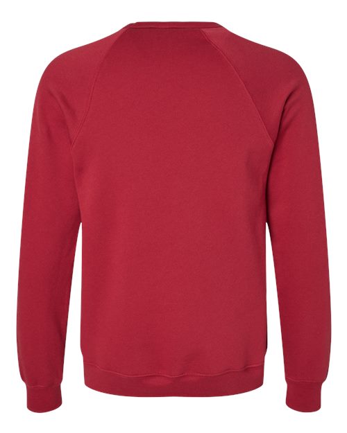 BELLA + CANVAS Unisex Sponge Fleece Raglan Crewneck Sweatshirt 3901