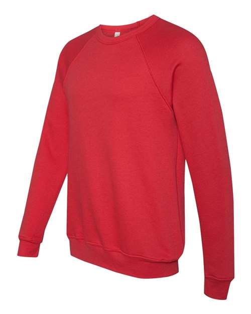 BELLA + CANVAS Unisex Sponge Fleece Raglan Crewneck Sweatshirt 3901