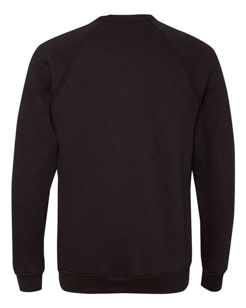 BELLA + CANVAS Unisex Sponge Fleece Raglan Crewneck Sweatshirt 3901