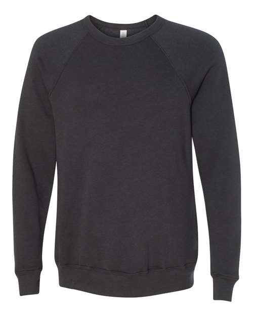 BELLA + CANVAS Unisex Sponge Fleece Raglan Crewneck Sweatshirt 3901