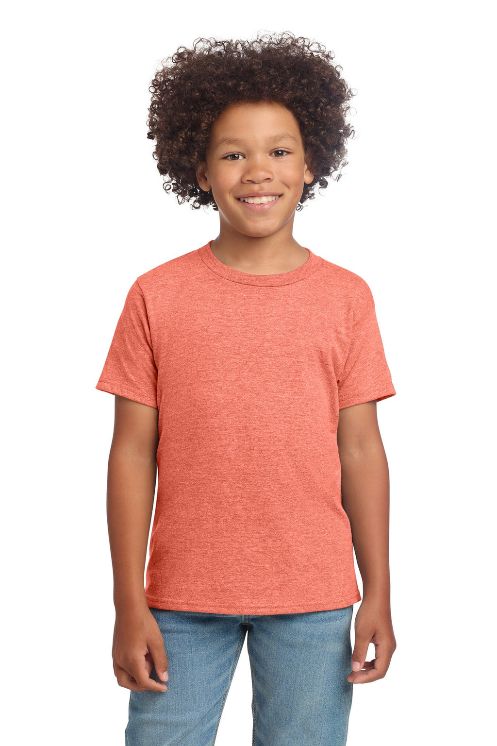 Gildan Youth Softstyle® T-Shirt 64000B — Heather Orange