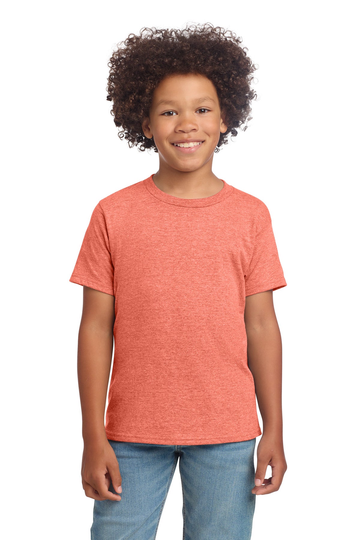 Gildan Youth Softstyle® T-Shirt 64000B — Heather Orange