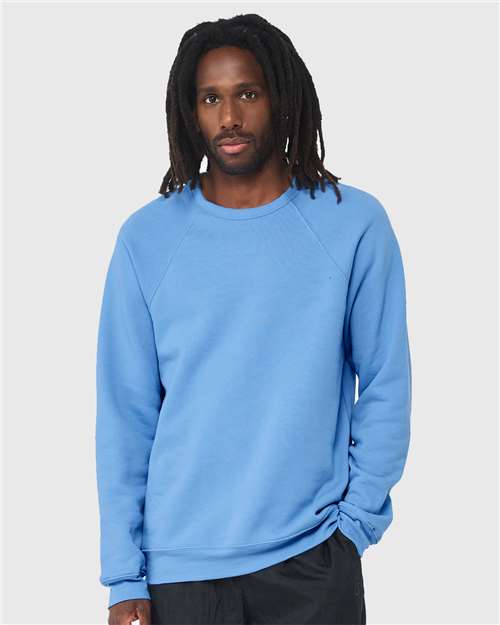 BELLA + CANVAS Unisex Sponge Fleece Raglan Crewneck Sweatshirt 3901