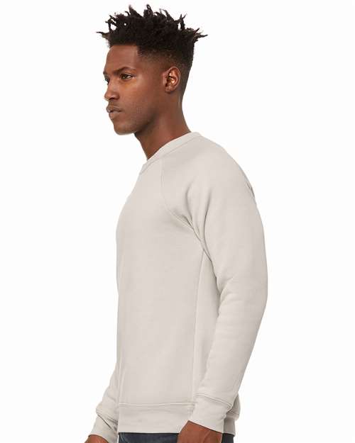 BELLA + CANVAS Unisex Sponge Fleece Raglan Crewneck Sweatshirt 3901