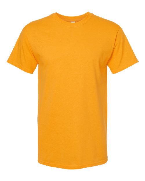M&O Men's Gold Soft Touch T-Shirt 4800 — Gold