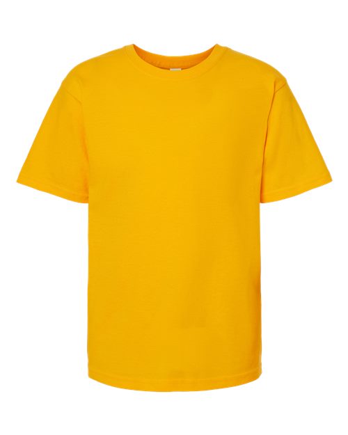 M&O Youth Gold Soft Touch T-Shirt 4850 — Gold