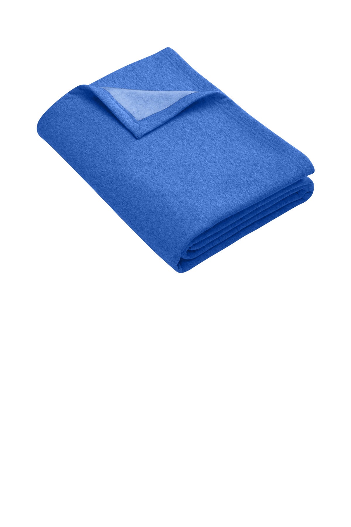 Port & Co Core Fleece Sweatshirt Blanket BP78 — Heather Royal